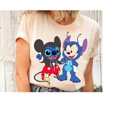 Disney Mickey and Stitch Costume Best Friends Shirt, Mickey and Friends Shirt, Walt Disney World Shirt,Disneyland Trip O