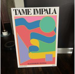 Tame Impala At Glastonburyy Gig Poster