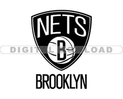 Brooklyn Nets NBA Logo Svg, Basketball Design, Tshirt Design NBA, NBA Teams Svg, NBA Basketball, NBA Sports 08