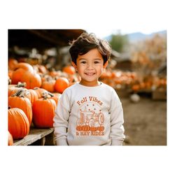Retro Fall Toddler Shirt, Pumpkin Patch Kids Tee, Thanksgiving Kids Shirt, Fall Natural Infant, Autumn Kids T-Shirt