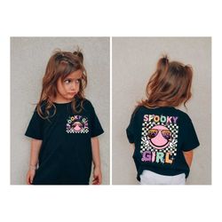 Halloween Toddler Shirt, Funny Toddler Shirt, Backside Design Kids Tee, Girl Shirt Halloween Tee, Funny Kid Life Tee, Fu