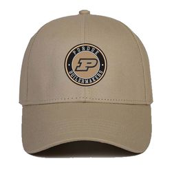 NCAA Purdue Boilermakers Embroidered Baseball Cap, NCAA Logo Embroidered Hat, Purdue Boilermakers Football Cap