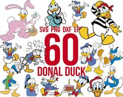 Donald Duck svg Bundle, Donald Duck Clipart, Donald Duck Silhouette Svg