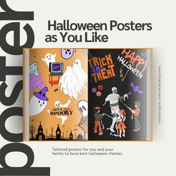halloween party poster, halloween witch art, halloween wall decor, spooky decor prints, gothic home decor, halloween