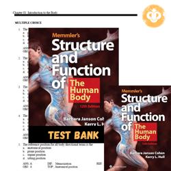 Latest 2023 Test bank Memmlers Structure & Function of the Human Body, Enhanced Edition 12th Edition Cohen Download