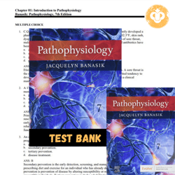 Latest 2023 Test bank Pathophysiology 7th Edition by Jacquelyn L. Banasik Instant Download