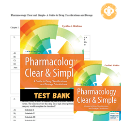 Latest 2023 Test bank Pharmacology Clear and Simple A Guide to Drug 3rd Edition by Cynthia Banasik Instant Download