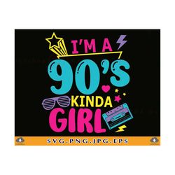 90s SVG, I'm a 90s kinda Girl Svg, 1990s SVG, Cassette Tape SVG, 80s Girl Svg, 90s Party Svg, Retro 90s Birthday,Files F