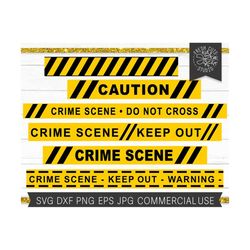 Caution Tape SVG, Caution svg, Warning svg, Crime Scene svg, Crime Tape svg, Black and Yellow, Police tape, Keep Out Svg