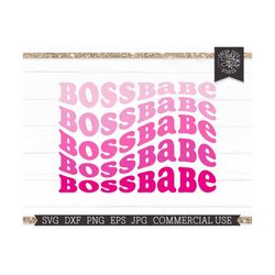 retro mom svg boss babe small business svg cut file for cricut and silhouette, mom life, entrepreneur, work from home, d