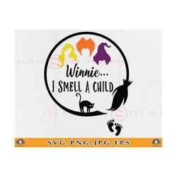 winnie i smell a child svg, hocus pocus svg, halloween witch svg, funny pregnancy shirt, halloween baby gift, cut files