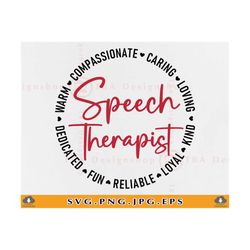 Speech Therapist SVG, Speech Therapy Svg, ST Svg, Therapist Gift SVG, Therapist Shirt Svg, St Shirt, Coworker,Cut Files
