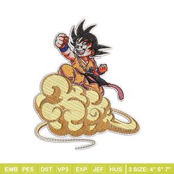 Goku kid embroidery design, Dragonball embroidery, Anime design, Embroidery shirt, Embroidery file, Digital download