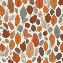 autumn theme 4 digital pattern, illustration, printable, sublimation fabric paper