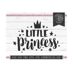 Princess Svg Instant Download Cut File for Cricut, Silhouette, I Am A Princess Svg Saying, Birthday Princess Party Svg C