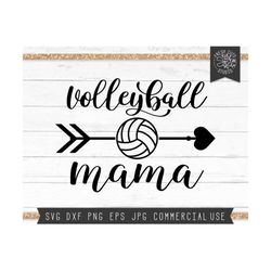 Volleyball Mom SVG Cut File, Instant Download, Volleyball Mama SVG, Mom Life SVG, Mom of Volleyball Player, Volleyball S