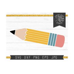 Pencil SVG Cut File Instant Download Digital Design Files for Cricut, Silhouette, Teacher svg, Pencil Cutting File, Simp