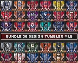 MLB Bundle Tumbler Wrap , Mlb Png, Mlb Tumbler Png,Baseball 20 oz Skinny Tumbler Designs 06