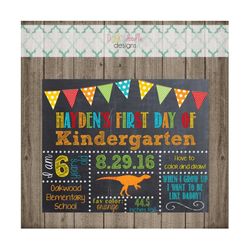 First Day of School Sign - Last Day of School Sign - Printable 8x10 First Day of School Photo Prop