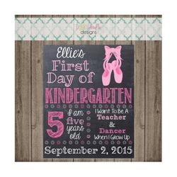 First Day of School Sign - Printable 8x10 First Day of School Photo Prop