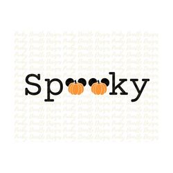 Mickey Pumpkin Png | Spooky Png | Halloween Design | Halloween Png | Fall Png | Mickey Ears Png | Mickey Png | Digital D