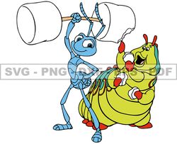 Bugs Life Svg, Bugs Life Cricut, Cartoon Customs Svg, Incledes Png DSD & AI Files Great For DTF, DTG 09