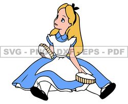 Alice in Wonderland Svg, Alice Svg, Cartoon Customs SVG, EPS, PNG, DXF 119
