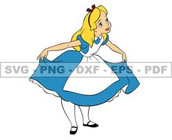Alice in Wonderland Svg, Alice Svg, Cartoon Customs SVG, EPS, PNG, DXF 128
