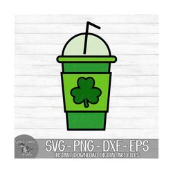 St. Patrick's Day Shake - Instant Digital Download - svg, png, dxf, and eps files included! St. Patty's Day, Shamrock, C