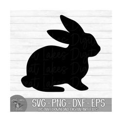 Easter Bunny, Rabbit - Instant Digital Download - svg, png, dxf, and eps files included!