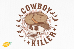Western Halloween Cowboy PNG Sublimation