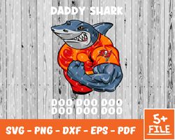 Tampa Bay Buccaneers Daddy Shark Nfl Svg , Daddy Shark   NfL Svg, Team Nfl Svg 31