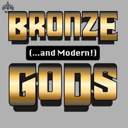 Bronze And Modern Gods Logo Sublimation PNG Download