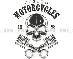 Motorcycle svg logo, Motorbike SVG PNG, Harley Logo, Skull SVG Files, Motorcycle Tshirt Design, Digital Download 288