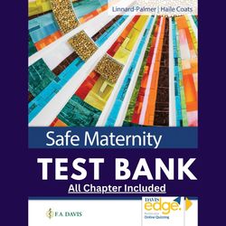 Test Bank Safe Maternity & Pediatric Nursing Care Second Edition by Luanne Linnard Palmer