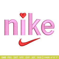 Nike x pink embroidery design, Nike embroidery, Nike design, Embroidery shirt, Embroidery file, Digital download
