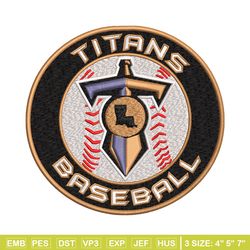 titan baseball embroidery design, baseball embroidery, emb design, embroidery shirt, embroidery file, digital download