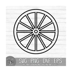 Wagon Wheel - Instant Digital Download - svg, png, dxf, and eps files included! Wooden, Country, Western, Carriage
