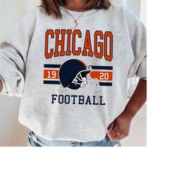 Chicago  Vintage Crewneck Sweatshirt, NFL Football Shirt, Soldier Field, Superbowl, Gale Sayers, Chicago Skyline, Gift F