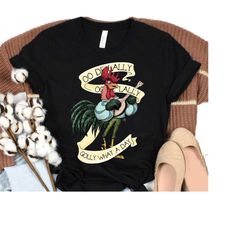 disney alan-a-dale rooster oo-de-lally oo-de-lally golly what a day shirt, robin hood shirt, disneyland matching family