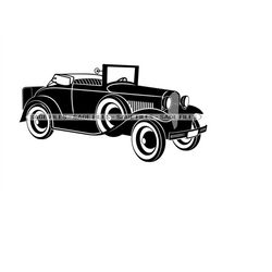 Retro Automobile 2 SVG, Retro Car Svg, Vintage Car Svg, Retro Automobile Clipart, Files for Cricut, Cut Files For Silhou
