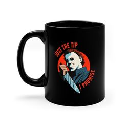 horror movie coffee mug, funny retro michael myers , funny gift for her him