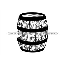 Barrel SVG, Wine Svg, Beer Svg, Wood Barrel Svg, Barrel Clipart, Barrel Files for Cricut, Barrel Cut Files For Silhouett