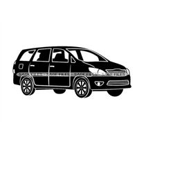 Minivan 4 SVG, Minivan SVG, Family Car Svg, Minivan Clipart, Minivan Files for Cricut, Minivan Cut Files For Silhouette,