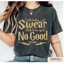 i solemnly swear that i am up to no good t-shirt, wizard shirt, family vacation shirt, personalized wizard shirt, matchi