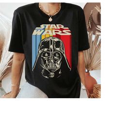 Star Wars Darth Vader Vintage T-Shirt Poster Graphic Shirt, Disneyland Family Matching Shirt, Magic Kingdom, WDW Epcot T