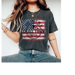 Try That In A Small Town I Stand With Adlean Comfort Colors Shirt, American Flag Quote, Jason Aldean Shirt, Country Musi