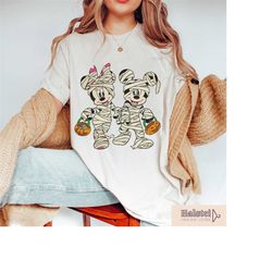 Mickey mummy shirt, Minnie mummy t-shirt, Mickey and friends halloween tee, Disney halloween gift, Funny halloween tee,