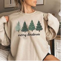 Christmas Sweatshirt, Womens Christmas Sweatshirt, Christmas Sweatshirts for Women, Christmas Gift Women,Merry Christmas