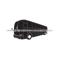 Coach Bus 3 SVG, Coach Bus SVG, Coach Bus Clipart, Coach Bus Files for Cricut, Coach Bus Cut Files For Silhouette, Png,